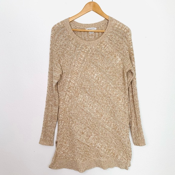 Liz Claiborne Bulky V Neck Crewneck Sweater Sz Large - Picture 2 of 7